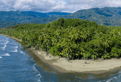 Beautiful Uvita Beach, Costa Rica, Puntarenas.